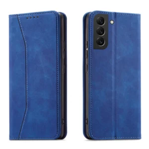Magnet Fancy Case for Samsung Galaxy S23+ flip cover wallet stand blueeng