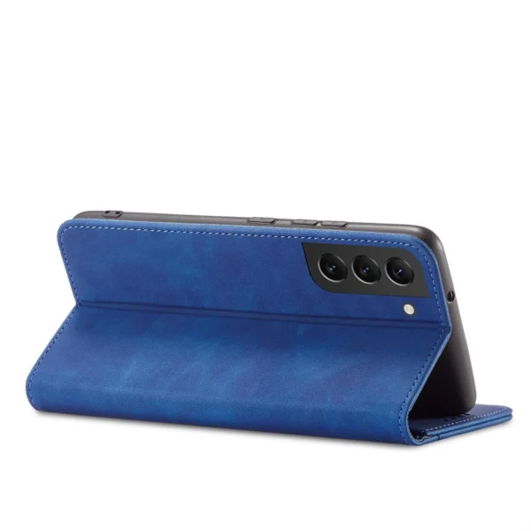 Magnet Fancy Case for Samsung Galaxy S23+ flip cover wallet stand blueeng