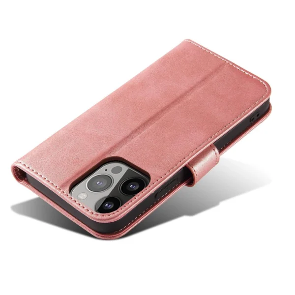 Magnet Case for Samsung Galaxy S23 Ultra Cover with Flip Wallet Stand Pinkeng