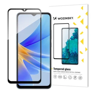 Wozinsky Full Glue Tempered Glass Tempered Glass For Oppo A17 9H Full Screen Cover With Black Frameeng