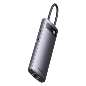 Baseus StarJoy HUB 6-Port USB-C - 3x USB-A / 1x HDMI / 1x RJ45 / 1x USB-C PD grayeng