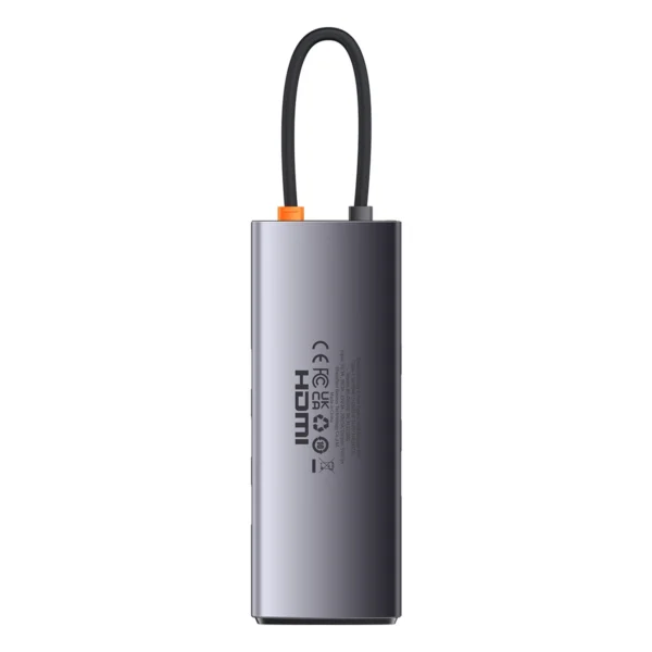 Baseus StarJoy HUB 6-Port USB-C - 3x USB-A / 1x HDMI / 1x RJ45 / 1x USB-C PD grayeng