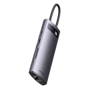 Baseus StarJoy HUB 8-Port USB-C - 3x USB-A / 1x HDMI / 1x RJ45 / 1x SD/TF / 1x USB-C PD grayeng