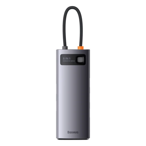 Baseus StarJoy HUB 8-Port USB-C - 3x USB-A / 1x HDMI / 1x RJ45 / 1x SD/TF / 1x USB-C PD grayeng