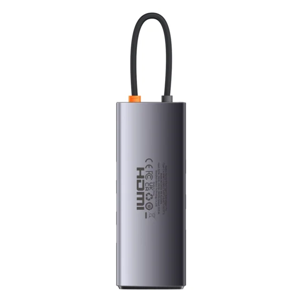 Baseus StarJoy HUB 8-Port USB-C - 3x USB-A / 1x HDMI / 1x RJ45 / 1x SD/TF / 1x USB-C PD grayeng