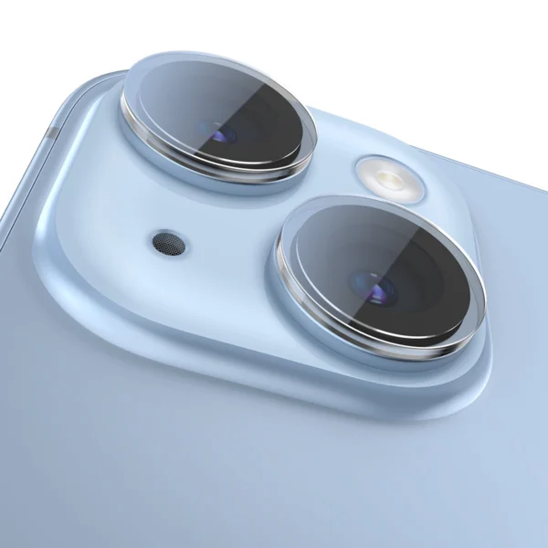 Baseus tempered glass for iPhone 14 / iPhone 14 Plus camera lenses transparent + cleaning kiteng