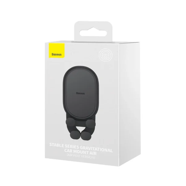 Baseus Stable Series air vent car holder black (SUWX020001)eng