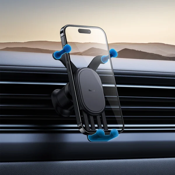 Baseus Stable Series air vent car holder black (SUWX020001)eng