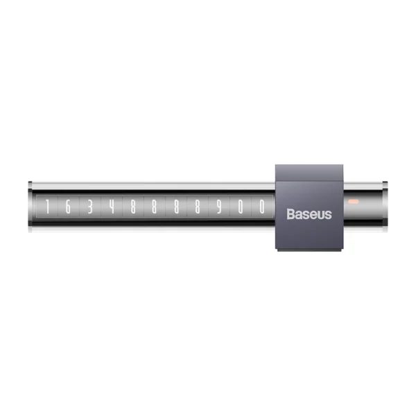 Baseus parking plate for the telephone number on the gray dashboardeng