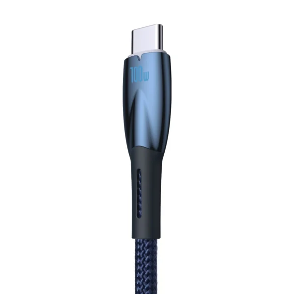 Baseus Glimmer Series fast charging cable USB-A - USB-C 100W 480Mbps 1m blueeng