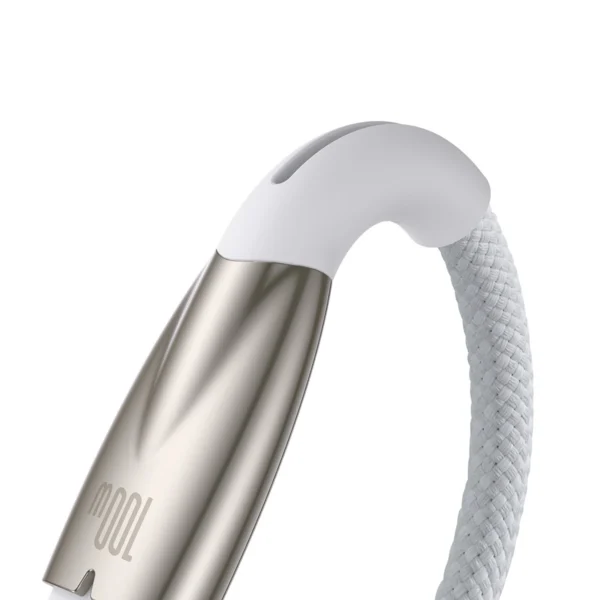 Baseus Glimmer Series fast charging cable USB-A - USB-C 100W 480Mbps 1m whiteeng