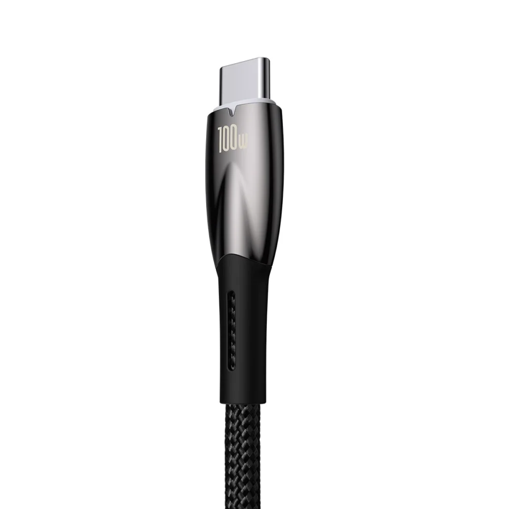 Baseus Glimmer Series Fast Charging Cable USB-A - USB-C 100W 480Mbps 2m blackeng