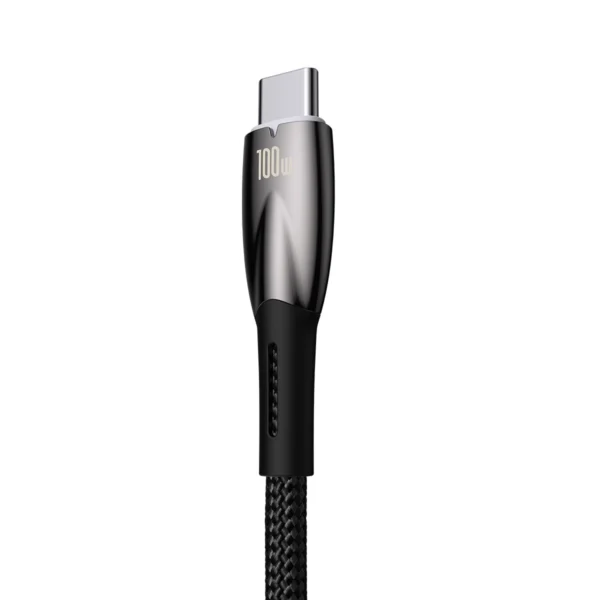 Baseus Glimmer Series Fast Charging Cable USB-A - USB-C 100W 480Mbps 2m blackeng