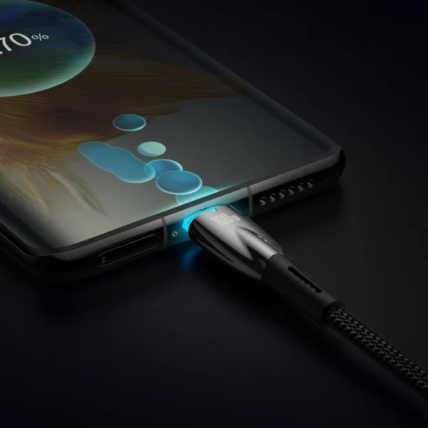 Baseus CADH000701 USB-C - USB-C PD cable 100W 5A 480Mb/s 1m - blackeng