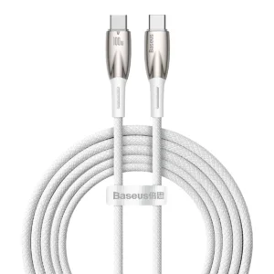 Baseus CADH000802 USB-C - USB-C PD cable 100W 5A 480Mb/s 2m - whiteeng