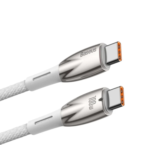 Baseus CADH000802 USB-C - USB-C PD cable 100W 5A 480Mb/s 2m - whiteeng