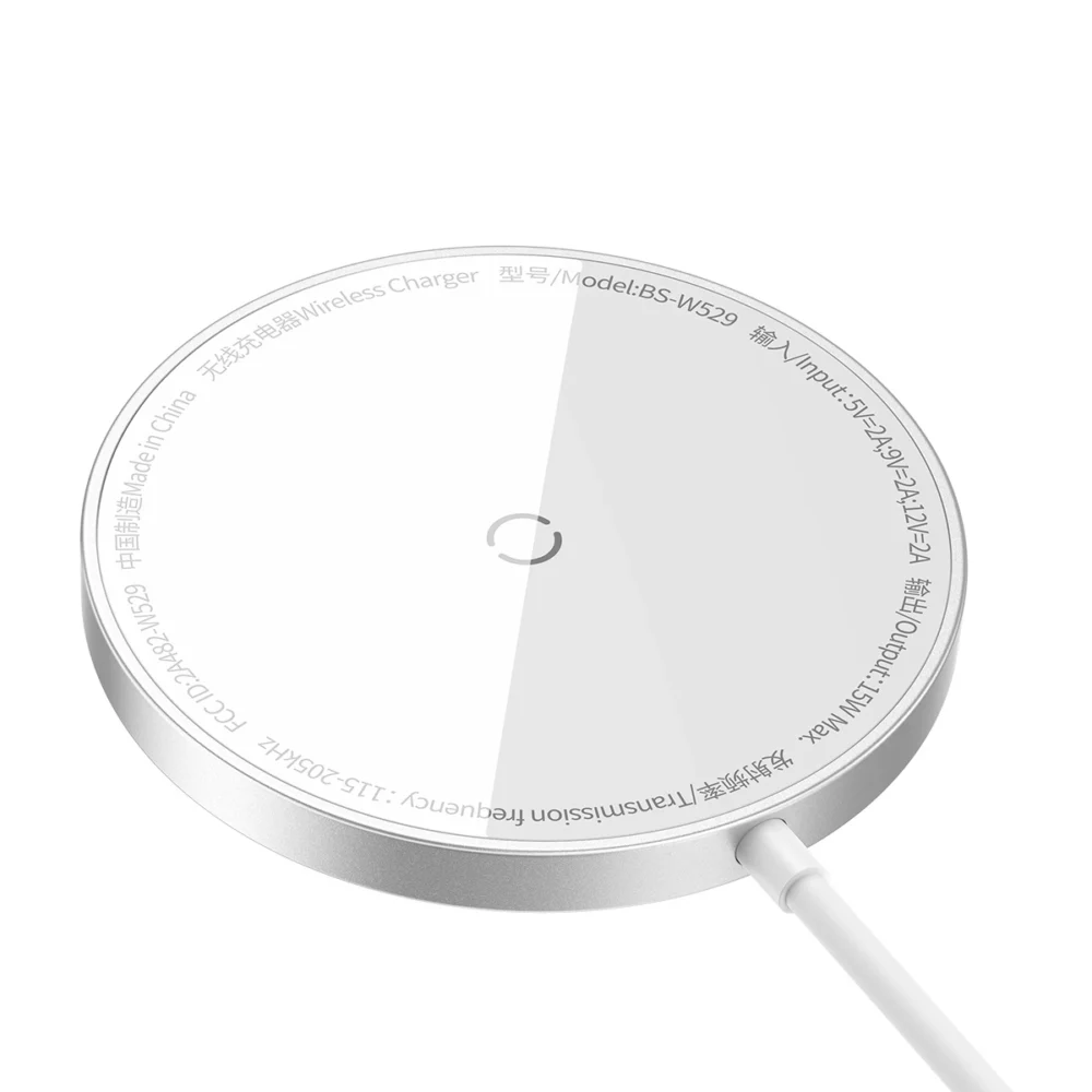 Baseus Simple Mini3 induction charger 15W silvereng