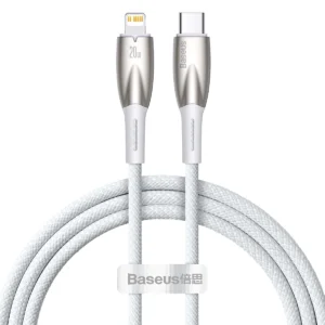 Baseus CADH000002 Lightning - USB-C PD cable 20W 480Mb/s 1m - whiteeng