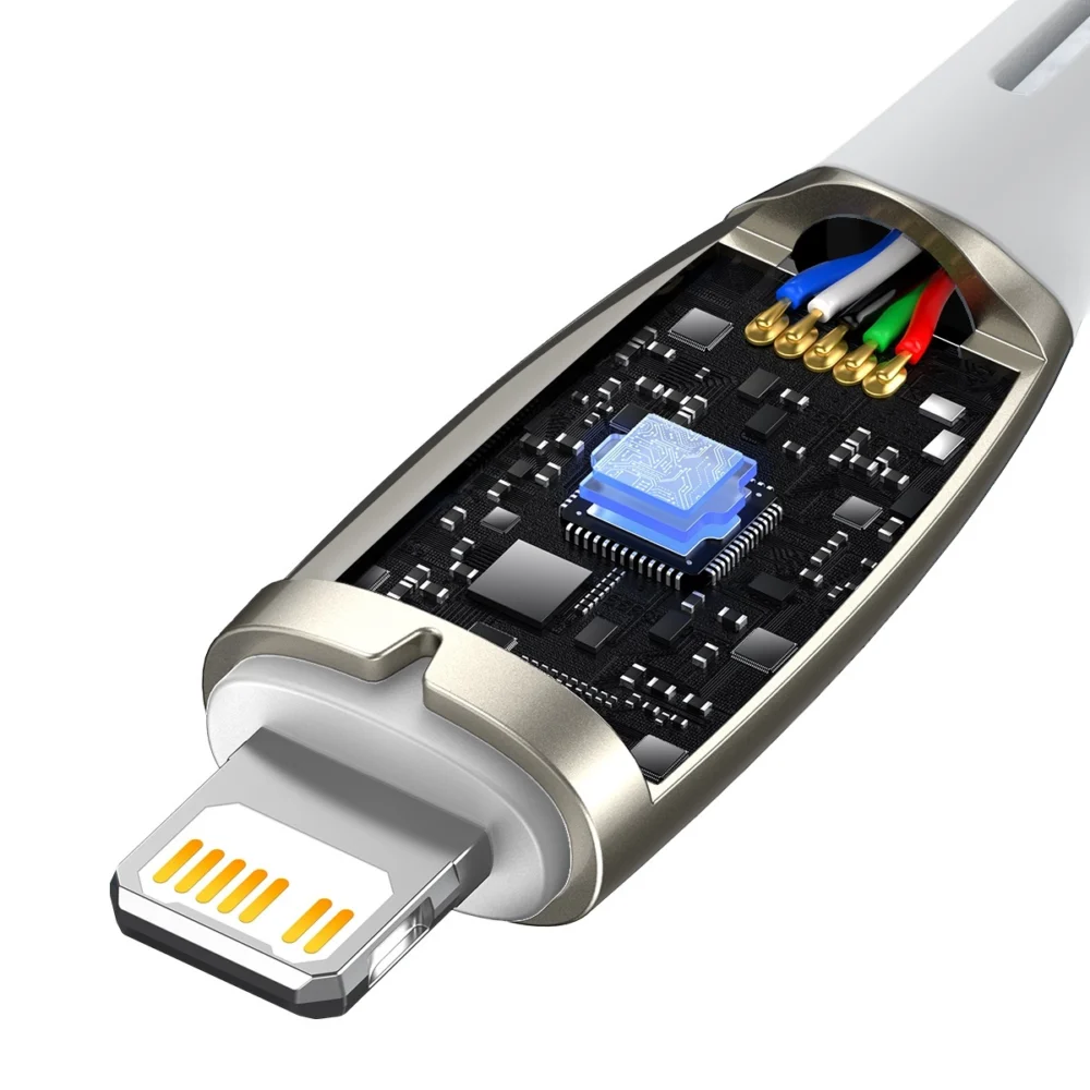 Baseus CADH000002 Lightning - USB-C PD cable 20W 480Mb/s 1m - whiteeng