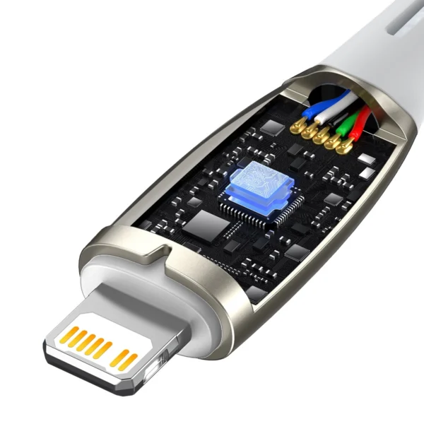 Baseus CADH000002 Lightning - USB-C PD cable 20W 480Mb/s 1m - whiteeng