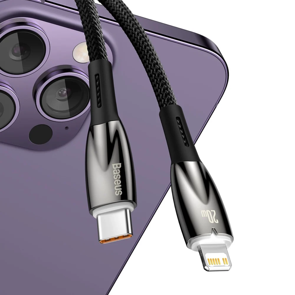 Baseus CADH000101 Lightning - USB-C PD cable 20W 480Mb/s 2m - blackeng