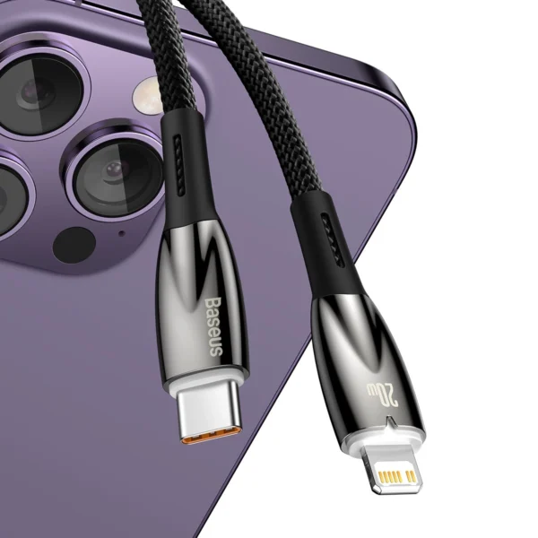 Baseus CADH000101 Lightning - USB-C PD cable 20W 480Mb/s 2m - blackeng