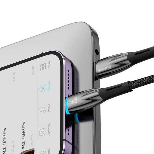 Baseus CADH000101 Lightning - USB-C PD cable 20W 480Mb/s 2m - blackeng