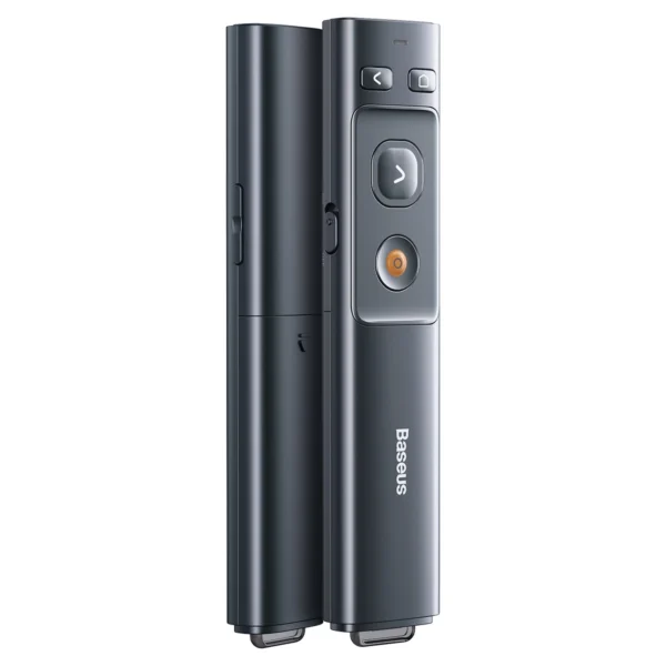 Baseus Orange Dot AI Laser Pointer with Automatic Voice Transcription, Dual Lasers - Grayeng
