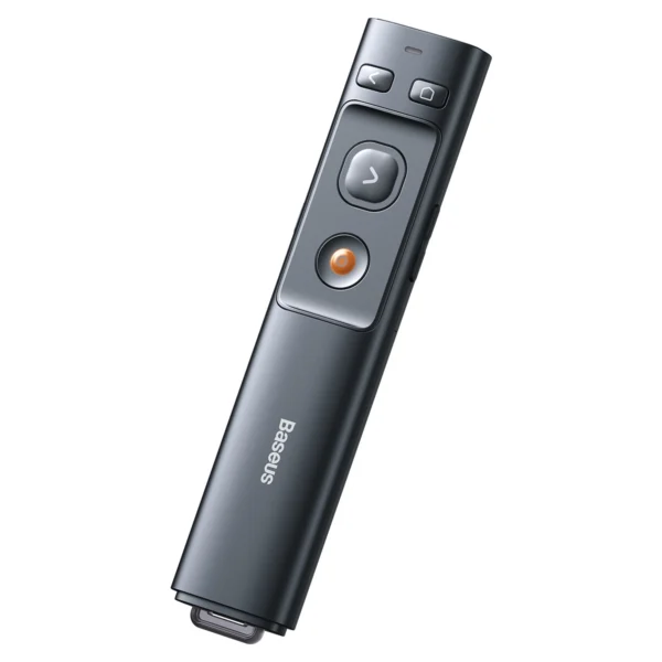 Baseus Orange Dot AI Laser Pointer with Automatic Voice Transcription, Dual Lasers - Grayeng