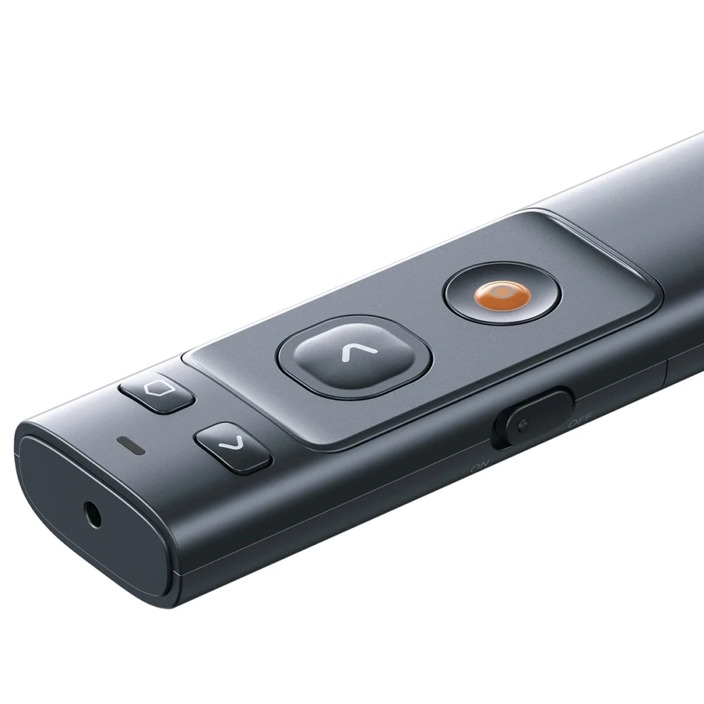 Baseus Orange Dot AI Laser Pointer with Automatic Voice Transcription, Dual Lasers - Grayeng