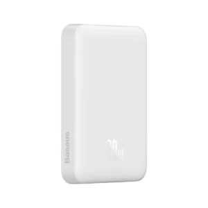 Baseus Magnetic Mini 10000mAh USB-C PD 20W / MagSafe 15W powerbank - white + USB-C cableeng