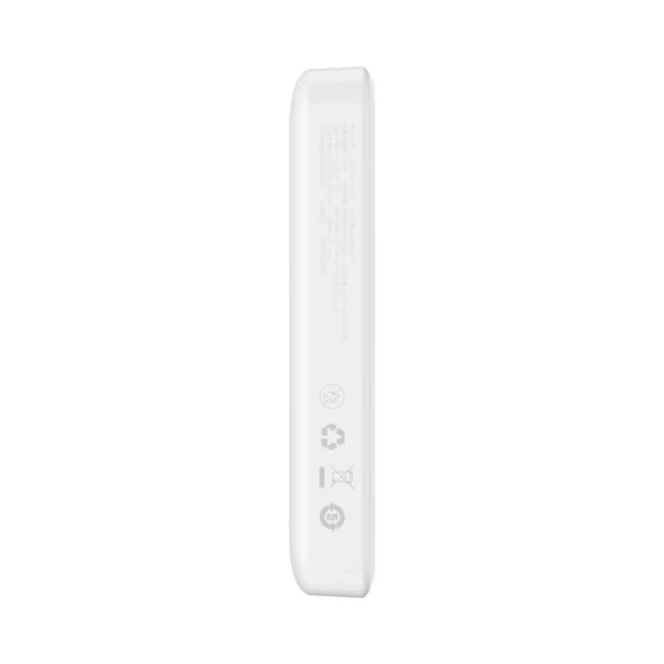 Baseus Magnetic Mini 10000mAh USB-C PD 20W / MagSafe 15W powerbank - white + USB-C cableeng