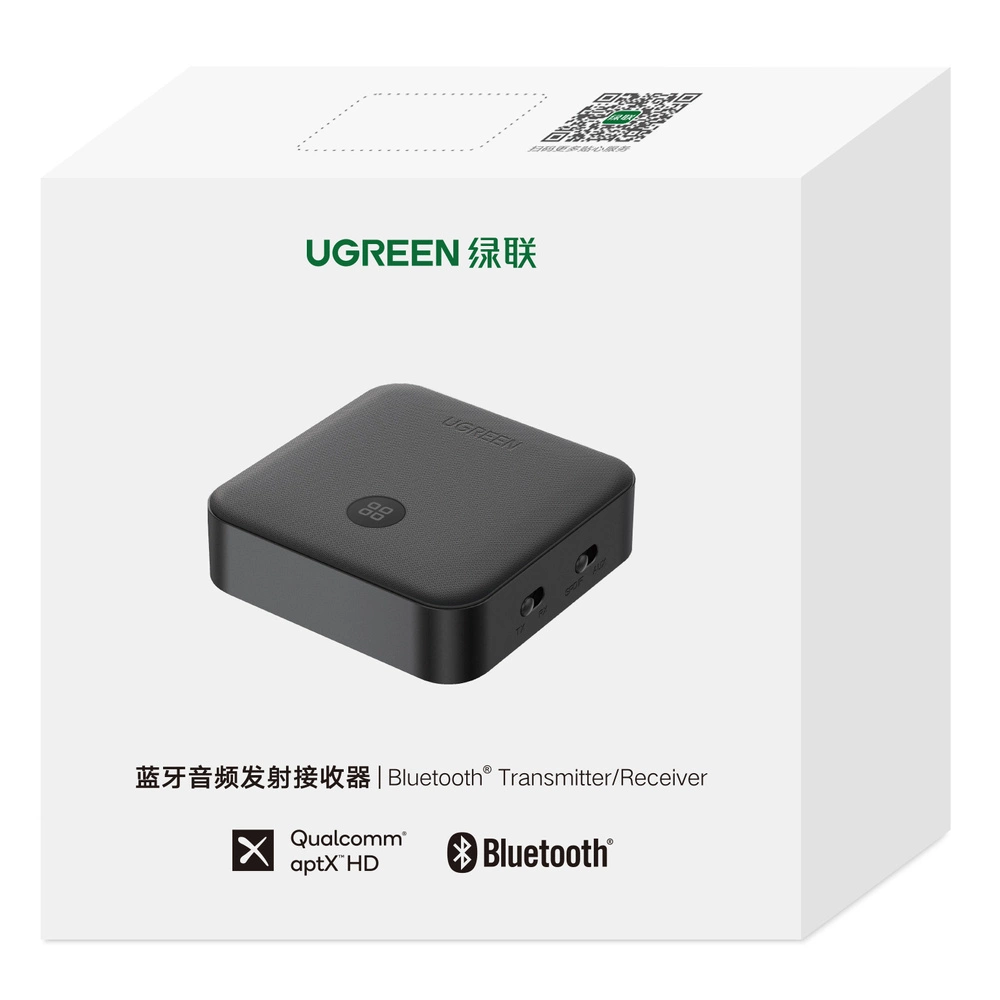 [RETURNED ITEM] Ugreen 2in1 Bluetooth 5.0 Transmitter / Receiver for Music Black (CM144)eng
