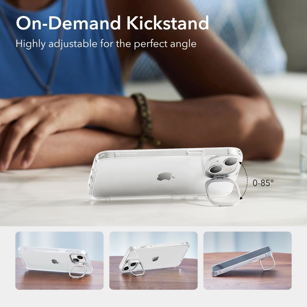ESR Classic Kickstand Case for iPhone 14 Plus - Cleareng