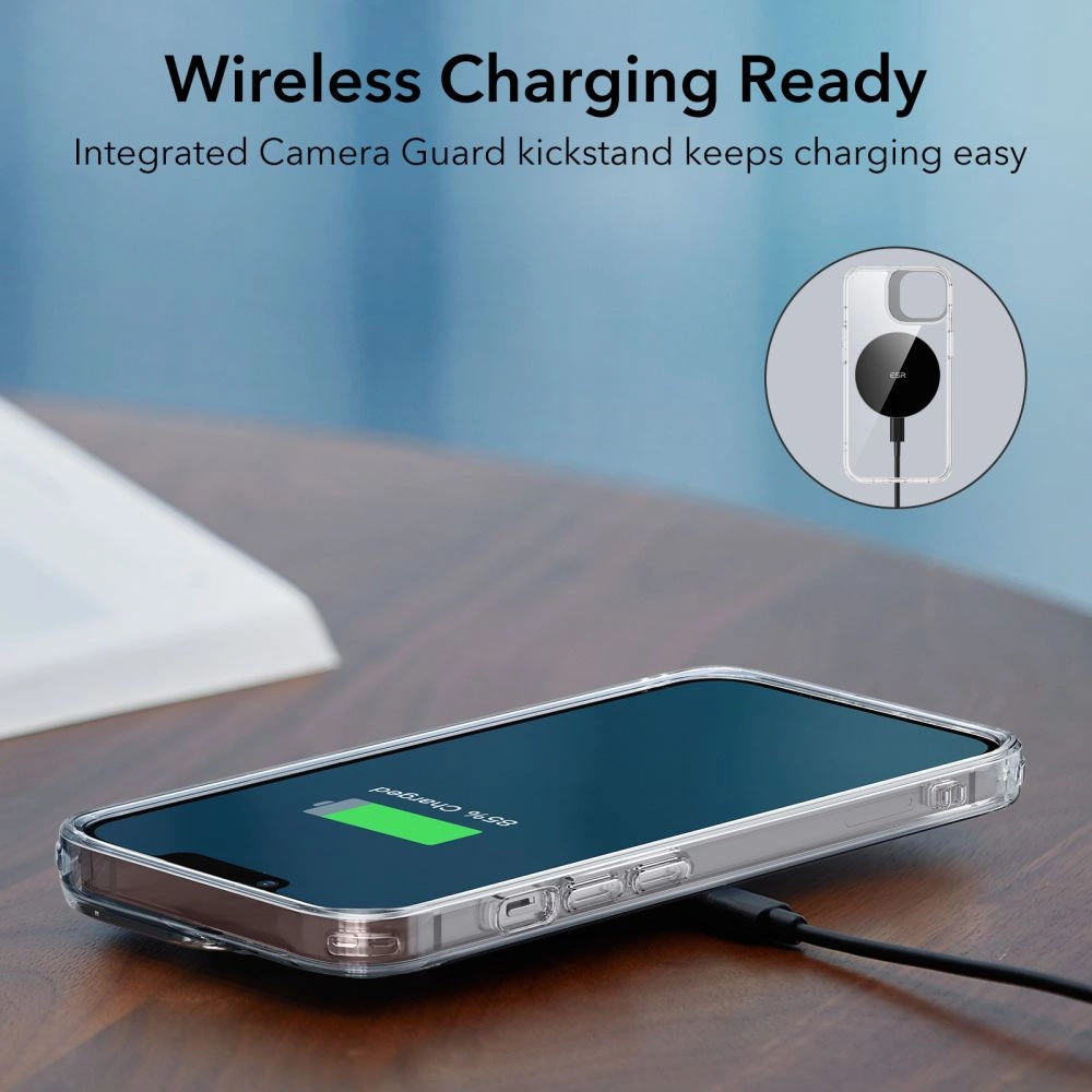 ESR Classic Kickstand Case for iPhone 14 Plus - Cleareng