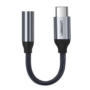 [RETURNED ITEM] Ugreen Headphone Adapter with 3.5mm mini jack to USB Type C 10cm gray (30632)eng