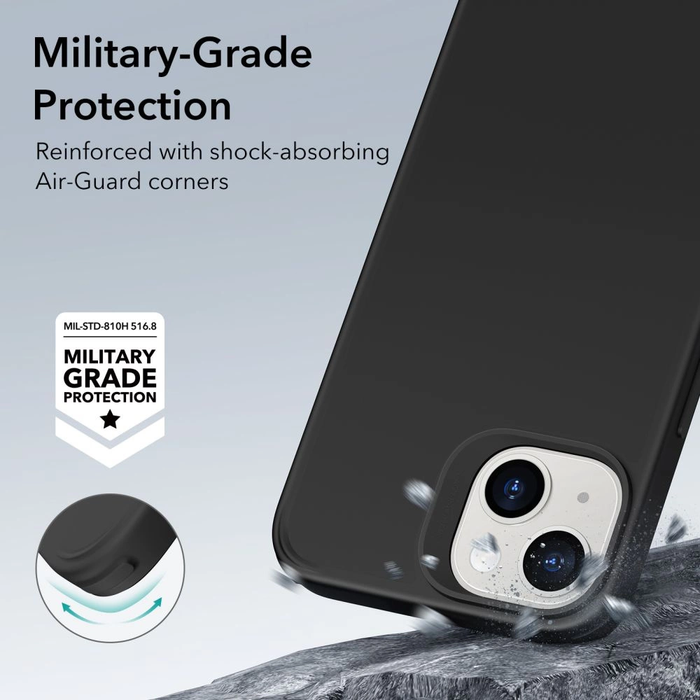ESR Classic Hybrid Halolock MagSafe iPhone 14 Plus Case - Blackeng