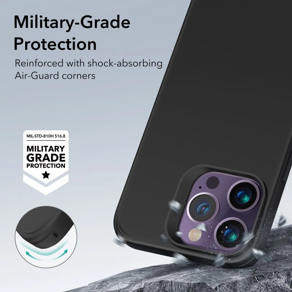 ESR Classic Hybrid Halolock MagSafe Case for iPhone 14 Pro Max - Blackeng