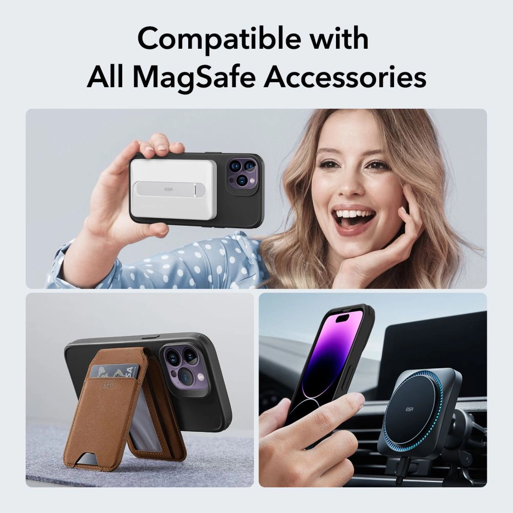 ESR Classic Hybrid Halolock MagSafe Case for iPhone 14 Pro Max - Blackeng