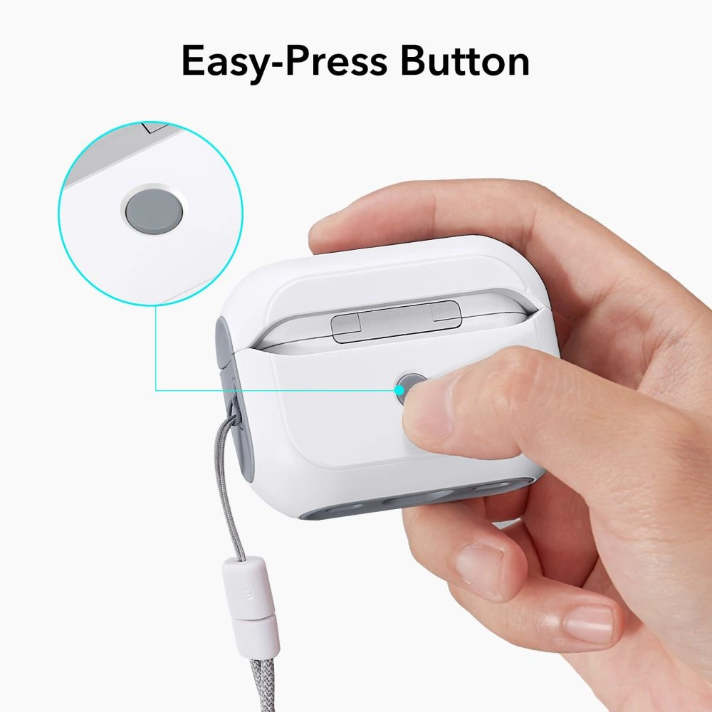 ESR Orbit Halolock with MagSafe for Apple AirPods Pro 1 / 2 - Whiteeng