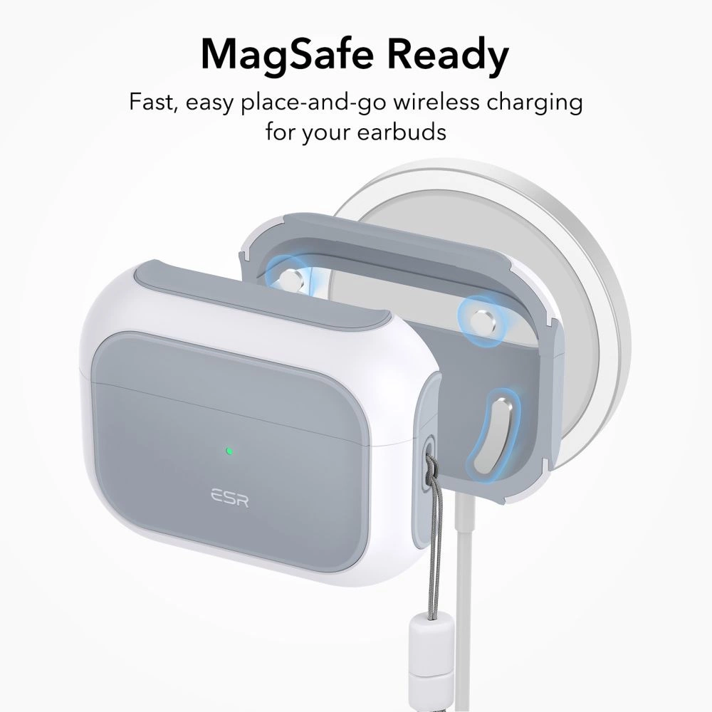 ESR Orbit Halolock with MagSafe for Apple AirPods Pro 1 / 2 - Whiteeng