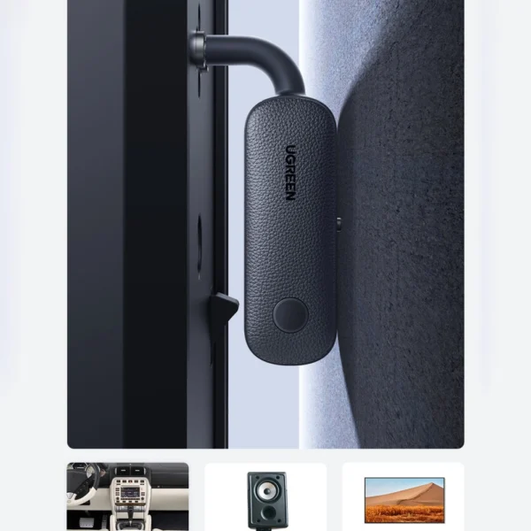 Ugreen bluetooth transmitter receiver mini jack 3.5mm black (CM403)eng