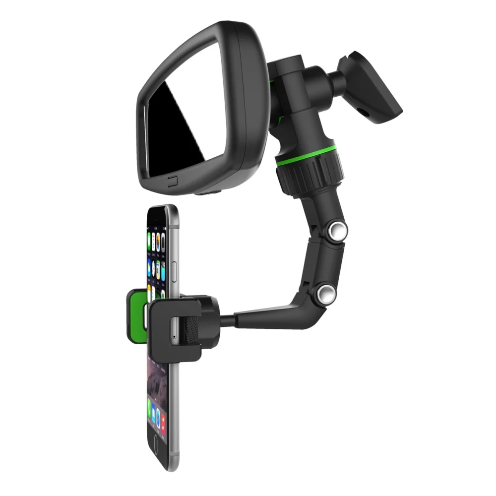 [RETURNED ITEM] Adjustable car rearview mirror holder for smartphoneeng