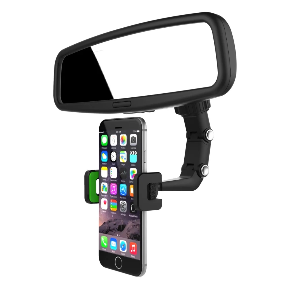 [RETURNED ITEM] Adjustable car rearview mirror holder for smartphoneeng