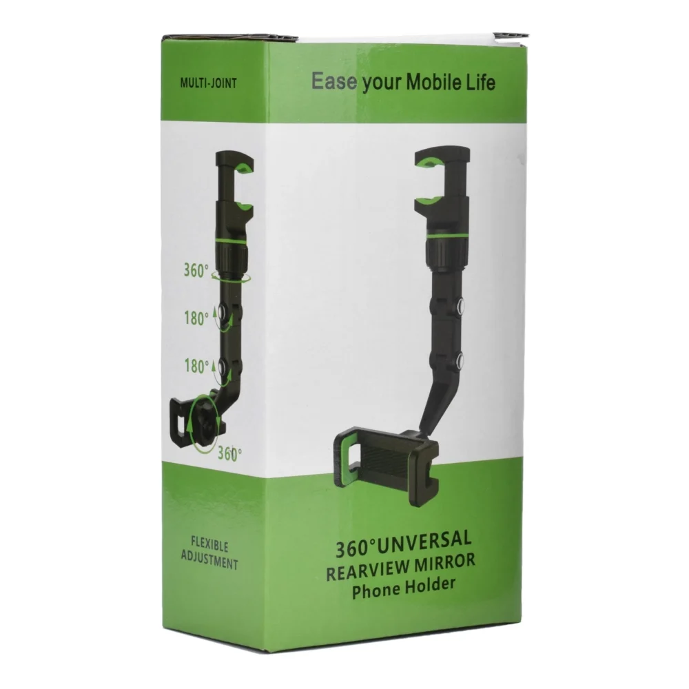 [RETURNED ITEM] Adjustable car rearview mirror holder for smartphoneeng