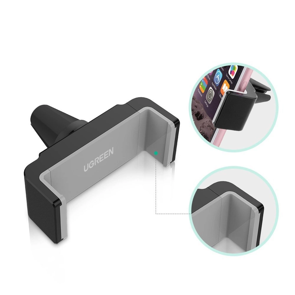 Ugreen car air vent clamp holder gray (LP120 30283)eng