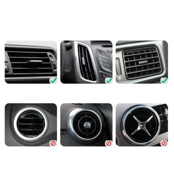 Ugreen car air vent clamp holder gray (LP120 30283)eng