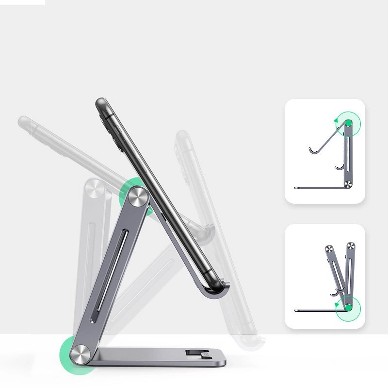 [RETURNED ITEM] Ugreen metal aluminum folding phone holder tablet gray (LP263 80708)eng