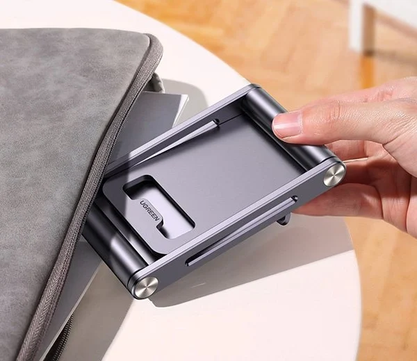 [RETURNED ITEM] Ugreen metal aluminum folding phone holder tablet gray (LP263 80708)eng