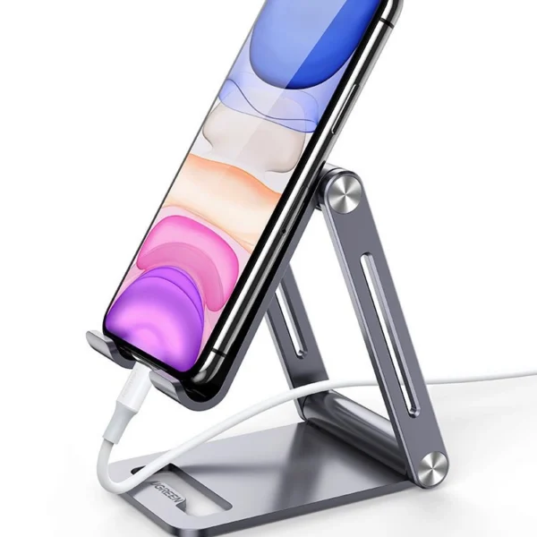 [RETURNED ITEM] Ugreen metal aluminum folding phone holder tablet gray (LP263 80708)eng